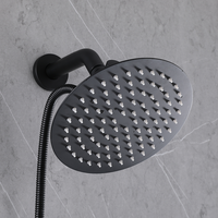 Laiton Salle De Bains Robinet De Douche Pluie Pommeau De Douche Mélangeur Robinets Chrome-Fini Hôtels Équipement Ensemble De Douche