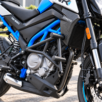 Barre de protection moteur à ressort pour moto CFMOTO 250NK en acier au carbone, pare-chocs latéral anti-collision