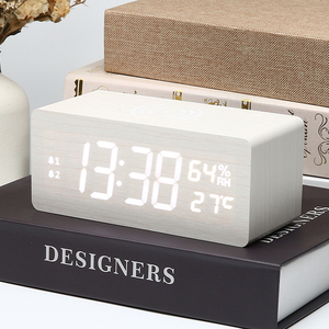 <span class=keywords><strong>Reloj</strong></span> Despertador Inteligente con Sensor <span class=keywords><strong>de</strong></span> Humedad y Función <span class=keywords><strong>de</strong></span> Carga Inalámbrica, <span class=keywords><strong>Reloj</strong></span> Digital LED Creativo, Venta Directa <span class=keywords><strong>de</strong></span> Fábrica - Product Image 5