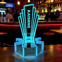 Présentoirs de bouteilles de spiritueux personnalisés avec logo, nouveau design, pour discothèque, bar lounge, VIP, XO, Keep Walking, vodka, rhum, gin, Teuiqla, whisky