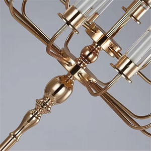 Chandeliers <span class=keywords><strong>de</strong></span> mariage personnalisés, chandeliers en cristal, centres <span class=keywords><strong>de</strong></span> table <span class=keywords><strong>de</strong></span> mariage - Product Image 4