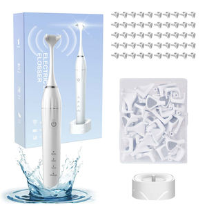 2025 pegangan silikon desain baru <span class=keywords><strong>Flosser</strong></span> elektrik kepala Floss bergetar <span class=keywords><strong>Flosser</strong></span> untuk gigi ketat & penghilang plak - Product Image 1