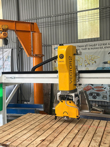 CNC Router <b>Stone</b> <b>Cutting</b> <b>Machine</b> 1500mm Max Length 250mm Thickness Yellow Hydraulic Bridge Saw for Marble - Product Image 3