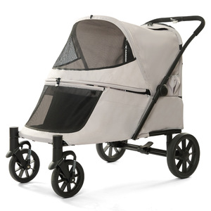 Carrito para Perros Grandes <span class=keywords><strong>Hellobaby</strong></span> con Rampa de Acceso Fácil, Amortiguación Delantera, Plegado con una Sola Mano, Transportador de Mascotas, Venta al Por Mayor - Product Image 1
