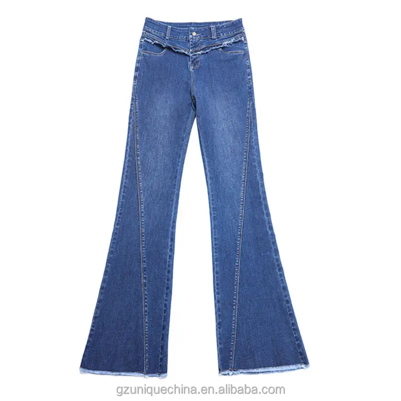 Bán Buôn Giá Rẻ Giá Thiết Kế Thời Trang Quần Jean Flare Đổ Homm Mỏng Phù Hợp Với Phụ Nữ Skinny Jeans Slim Jeans