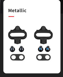 Acero <span class=keywords><strong>SPD</strong></span> Cleats <span class=keywords><strong>MTB</strong></span> Compatible con ejercicio de fitness en interiores Peloton bicicleta <span class=keywords><strong>Pedal</strong></span> autoblocante - Product Image 2