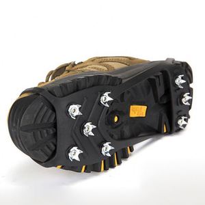 Hot Sale Non Slip Spike TPE Ice Traction Cleats Durable Snow Grips for Shoes Boots with 8 Steel <b>Studs</b> Crampons - Product Image 5