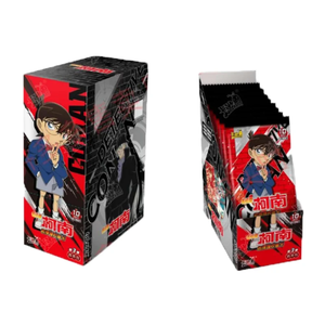 Cartes de jeu d'anime japonais Kayou <span class=keywords><strong>Detective</strong></span> <span class=keywords><strong>Conan</strong></span> Gold Wind Diamond Flash Bronzing Collection Flash 36 boîtes CaseClosed - Product Image 3