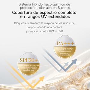 <span class=keywords><strong>Crema</strong></span> Solare Idratante Anti-Età SPF 50 con Centella e <span class=keywords><strong>Protezione</strong></span> UV per Tutti i Tipi di Pelle, Marchio Privato - Product Image 6