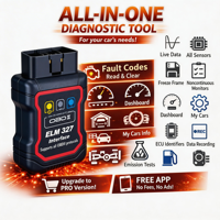 Lector de Códigos OBD2 Bluetooth ELM327 OBDII, Herramienta de Diagnóstico para Autos Eléctricos de 12V, Escáner, Detector y Analizador en Inglés, Último Modelo, 1 Año de Garantía