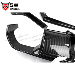 Carbon Fiber V-orsteiner Style Rear Diffuser for BMW F80 M3 <strong>F82</strong> F83 M4 Upgrade Rear Bumper Lip Splitter <strong>Spoiler</strong> Cover Trim - Product Image 3