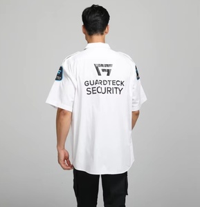 カスタムプロガード制服シャツ半袖ボタンアップクイックドライシャツショルダーストラップ付き - Product Image 3