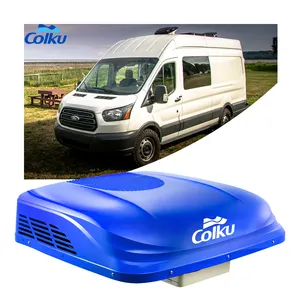 Fast cooling electric truck sleeper 12v 24v rooftop air conditioner COP 3.1 energy saving parking cooler