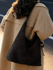 Sac à bandoulière décontracté de haute qualité pour femme, sac fourre-tout tendance grande capacité 2026, forme seau avec fermeture éclair - Product Image 6