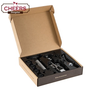 Nude — ensemble d'accessoires pour vin de qualité supérieure, verseur, ouvre-vis à vis en liège, <span class=keywords><strong>pompe</strong></span> et bouchons dans une boîte cadeau en papier - Product Image 6