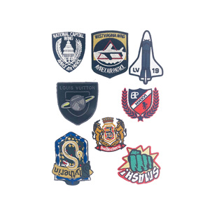 Parches bordados para chaquetas, Logo PT02, Velcro, letras tejidas de diseñador, <span class=keywords><strong>chenilla</strong></span>, hierro - Product Image 5
