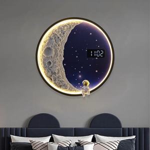 Cuadro Decorativo de Pared 2025, Arte de Lujo para Dormitorio, Pintura UV de Luna, Paisaje Moderno de Lujo, Pintura de Porcelana de Cristal con Luz LED - Product Image 2
