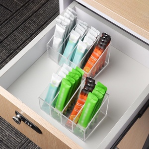 Handmade tùy chỉnh Acrylic cà phê Thùng 4 khe cắm cho cửa hàng bán lẻ hiển thị cửa hàng lưu trữ hàng hóa hiển thị Carton Đóng Gói Sticker Logo - Product Image 2