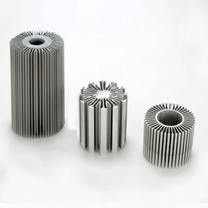 アルミニウムヒートシンク押出機6063/6061合金T3-T8温度高熱放散冷却切削溶接工業プロファイル - Product Image 4