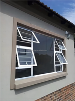 Auvent vertical moderne en aluminium pour fenêtre, résistant à la corrosion, ventilation sécurisée contre la pluie, Bahamas Climate