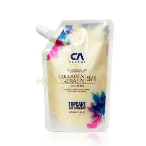 Huati Sifuli CA canama OEM ODM 500ml Private Label Best Natural Pure 3 in 1Collagen Organic Keratin Hair Repair Mask