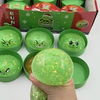 Nouveau jouet anti-stress Grinch en peluche verte de Noël, jouet créatif réaliste à presser pour soulager le stress