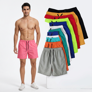 Summer Men's Casual Sports Loose Quick Drying 15 Colors Solid Beach ShortDDP shipping - Product Image 1