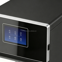 Horno de Pizza Eléctrico de Doble Tubo de Alta Velocidad con Aire Caliente y Sin Ventilación, 17L de Capacidad, Pantalla Táctil, Independiente/Integrado