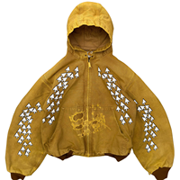 Fabricant de vestes personnalisées, veste de travail en toile vintage effet usé, veste à capuche en toile, vêtements de travail pour hommes, vêtements de travail pour charpentiers