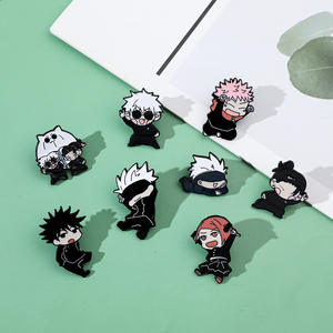 Bros kepala kucing berwarna-warni kustom, hadiah bisnis promosi perusahaan Logo souvenir lencana yang menyenangkan - Product Image 6