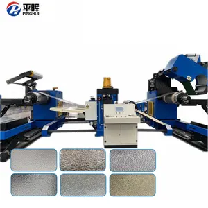 Customized Pattern 0.2-3mm Stainless Steel SS Coil Embossing Machine Production Line