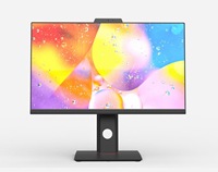 Education Computer Lab AIO PC Monoblock with Rotating Lifting Stand Eye-care Screen Built-in Webcam for School Language Lab