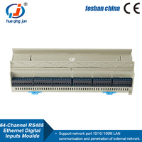 Module d'entrée numérique Ethernet RS485 64 canaux Huaqingjun Modbus RTU/TCP Acquisition de données Module DI pour capteurs