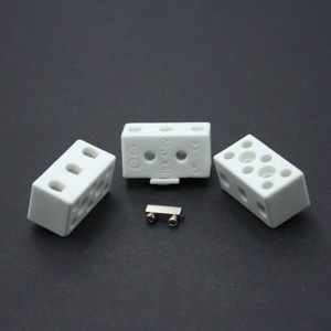 Cách điện 5A 10A 15A 30A 45A 60A 100A 3 cách steatite gốm khối thiết bị đầu cuối 3P sứ nối - Product Image 4