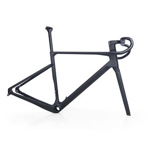 Cadre de vélo de gravier de course en carbone intégral personnalisable SUNREMO avec UDH T700 T800, cadre de vélo super léger, <span class=keywords><strong>pneu</strong></span> 700X50C - Product Image 5