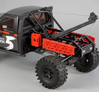 CROSSRC EMOX5 Camion de Secours RC à l'Échelle 1:8 4x4 RTR Télécommandé Crawler Moteur Brushless Grue de Remorquage Aventures Routières Expert en Métal