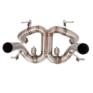 Sistema de Escape con Válvulas Gintani SS304 de Alta Potencia para Lamborghini <span class=keywords><strong>Aventador</strong></span> <span class=keywords><strong>SVJ</strong></span> LP770-4 LP780-4 <span class=keywords><strong>V12</strong></span> 6.5L (2017+) - Product Image 1