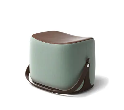 Modern saddle stool adult creative shoe change high-end sofa coffee table trick make-up home with leather stool chair