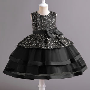 キッズセレモニープリンセスパーティードレスフォーマルウエディングガウンガールウェディングブライドメイドドレス子供夏服 - Product Image 5