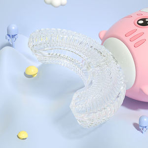 Brosse à dents électrique rechargeable Sonic pour enfants, mignonne et de dessin animé, avec poils doux pour le nettoyage des dents - Product Image 2