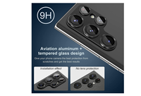 3D 9H Ultra-mince 2.5D métal aluminium couverture complète protecteur d'écran en verre trempé protection de l'objectif de la caméra pour S22/S22