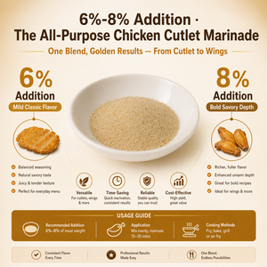 Poudre de marinade pour filets de <span class=keywords><strong>poulet</strong></span> grillés et ailes de <span class=keywords><strong>poulet</strong></span> |   Assaisonnement commercial pour volailles, 6-8%, Vente en gros OEM - Product Image 4