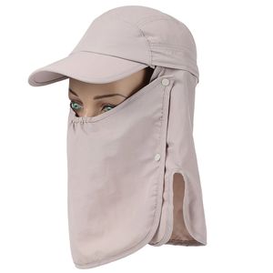 قبعات دلو حماية صيفية سريعة الجفاف مقاومة للماء للنساء من خلال العمل مع حماية للرقبة - Product Image 3