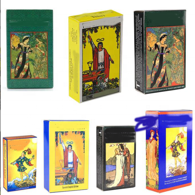 78 Tarot Deck - English Crystal Card Deck Oracle E-guide