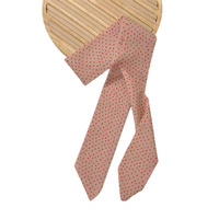 Écharpe géométrique unique à pois, multifonctionnelle : cravate, attache-cheveux, ruban pour sac, foulard assorti à la chemise, ceinture de taille, accessoire vestimentaire