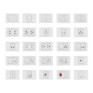 PC Panel 118S4 US Enchufes de pared Interruptor eléctrico Interruptores de luz y enchufes