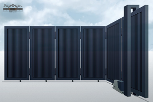 Porte coulissante à angle droit de 90 degrés, porte coulissante à <span class=keywords><strong>coin</strong></span> arrondi, semi-intimité, style <span class=keywords><strong>le</strong></span> plus vendu, porte de jardin pivotante - Product Image 6