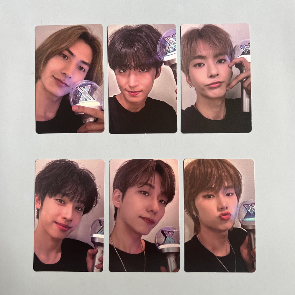 Kpop Xdinary Heroes 6PCS/SET Lightstick Small Cards HD Printing