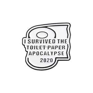 Creatieve Dagelijkse Benodigdheden Metalen Reversspelden Custom Meetlint & Toiletpapier Hard Zacht Email Pin Bulk Aankoop Metalen Ambachten - Product Image 6