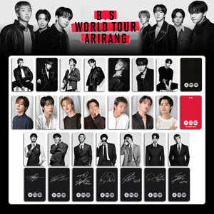 Set <span class=keywords><strong>de</strong></span> 7 Tarjetas Coleccionables Kpop ARIRANG ZONE, Tarjetas Autografiadas LDS, Tarjetas <span class=keywords><strong>de</strong></span> la Suerte KPOP Bangtan Boys 2026 World Tour ARIRANG - Product Image 1